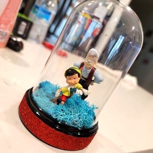 Pinocchio and Geppetto in the Globe Disney Story Collection